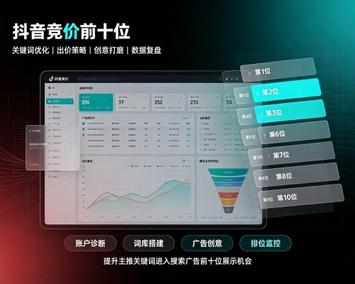 湾沚抖音搜索竞价
